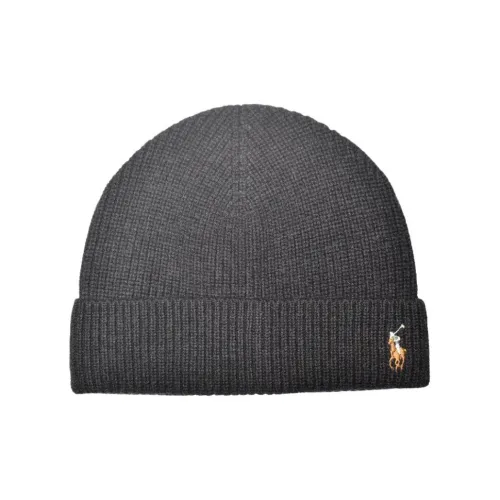 Polo Ralph Lauren Мериносовая шерсть Шапки-бини Унисекс Серый