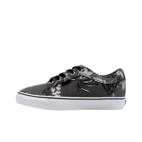 Vans Chukka Low Амортизация Износостойкий Низкий Топ Скейтборд Кроссовки Унисекс Черный Белый