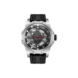 HBR8857-Белый корпус с черным ремешком