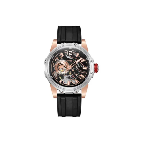 HANBORO Hollow Series Автоматический Механический Механизм Часы Мужские Черепный Циферблат HBR88853 MHH