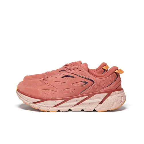 HOKA ONE ONE Амортизация Низкий Топ Беговые Кроссовки Мужские Кирпично-Красные