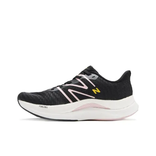 New Balance NB FuelCell Propel Амортизация Износостойкий Низкий Топ Женские Черный Розовый