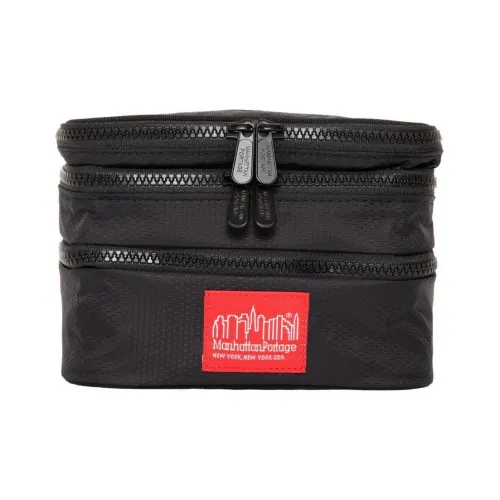 Manhattan Portage Водонепроницаемый нейлоновый косметичка унисекс черного цвета
