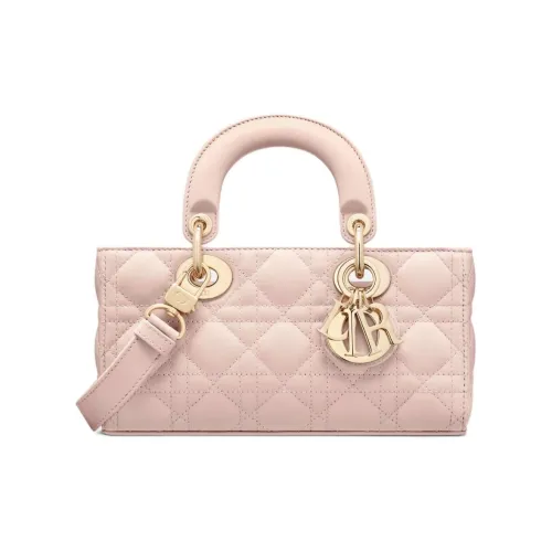 DIOR LADY D Joy Sheepskin Bag Small Women's Blush Pink