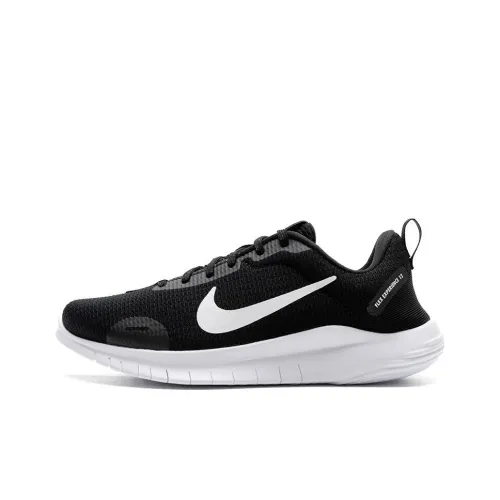 Nike Flex Experience RN 12 Беговые кроссовки Низкий топ Черный/Белый Женские