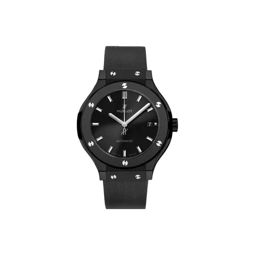 HUBLOT Автоматический Механический Механизм Мужские Классические Фьюжн Часы 38 мм Черные