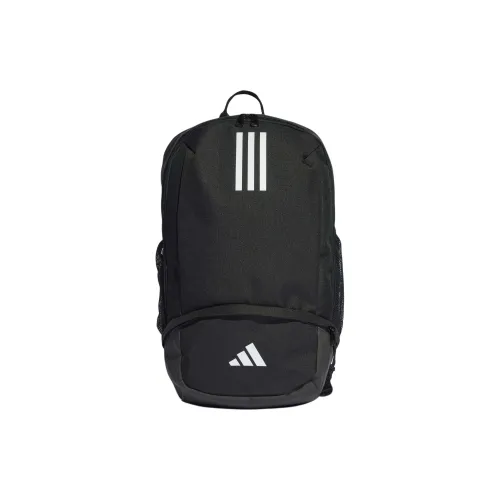 Adidas Рюкзак из переработанного полиэстера с тканью в рубчик обычный унисекс черный и белый