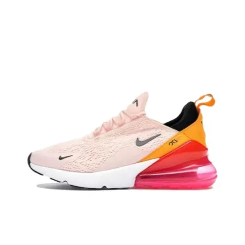 Nike Air Max 270 Low Топ Беговые кроссовки Женские Розовый
