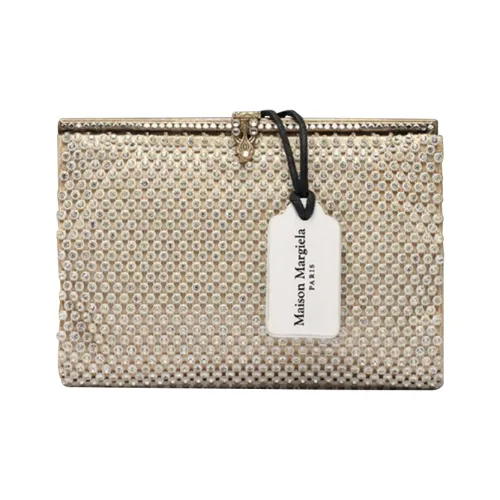 Maison Margiela Rhinestone Clutch Unisex Gold Maison Margiela Стразы Клатч Унисекс Золото