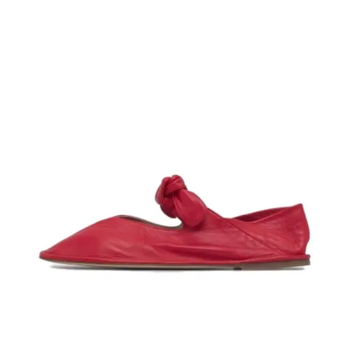 Hereu Mary Jane Shoes Red Women's