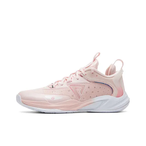 PEAK Лайт Модель 1,0 Низкий Топ Баскетбольные кроссовки для игры Мужской Лимон Пудра Цветовая схема