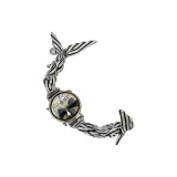 Серебряная цепочка & Черно-белые полосы