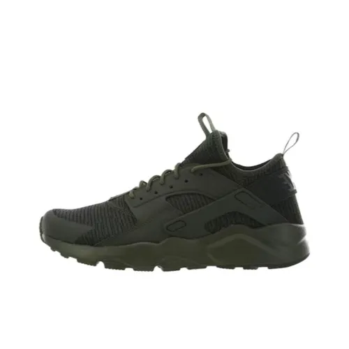 Nike Air Huarache Амортизация Износостойкий Низкий Топ Беговые кроссовки Унисекс Зеленый