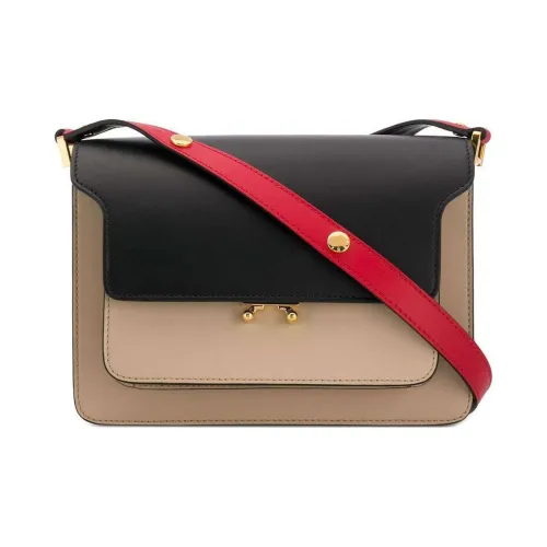 MARNI Кожа Портативный Crossbody Сумка Сумка через плечо Женская Многоцветная