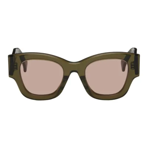 KENZO Нерегулярная форма Солнцезащитные очки Мужской Зеленый