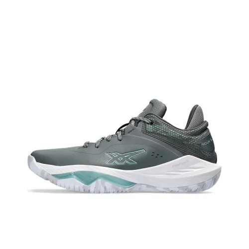 Asics Nova Surge 2 Low Топ Баскетбольные кроссовки Мужской Серый Синий