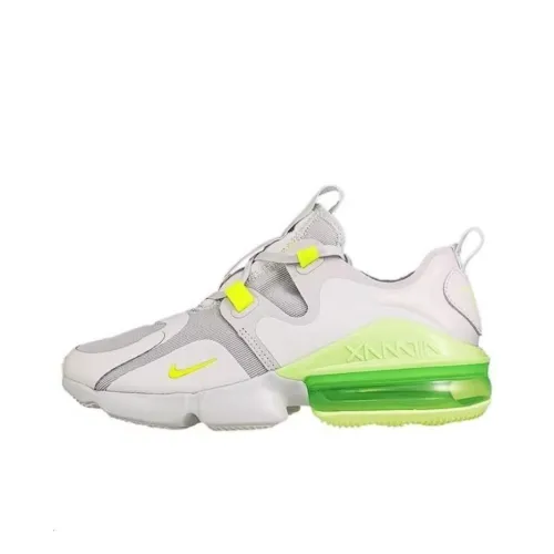 Nike Air Max Infinity Амортизация Износостойкий Низкий Топ Беговые кроссовки Женские Серый