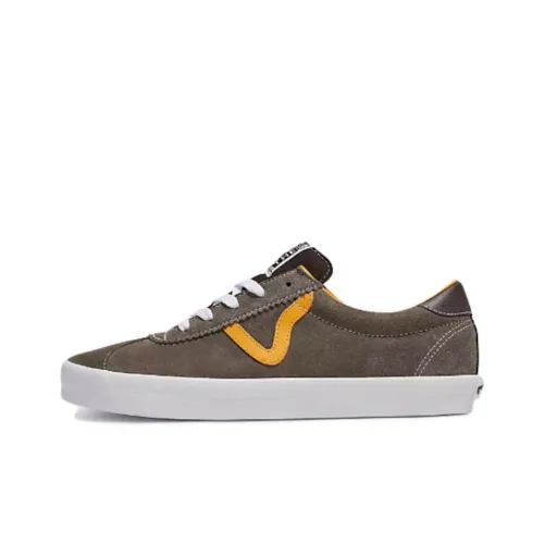 Vans Скейтборд Кроссовки Низкие Серо-Оранжевые Унисекс