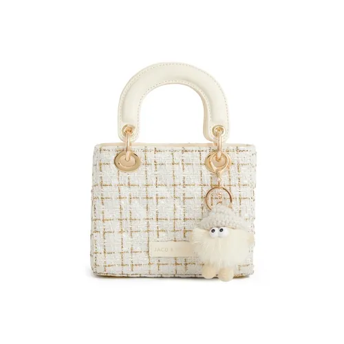 JACD Шерстяная Сумка с одним плечевым ремнем ведрообразная сумка стандартная женская черная белая