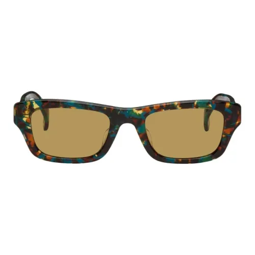 KENZO Ацетат Прямоугольные Солнцезащитные очки Мужские Многоцветные