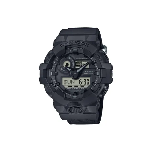 CASIO Кварцевый механизм Мужские часы Liquid Crystal/Analog Dual Display Series 57,5мм*53,4мм*18,5мм Черные