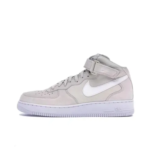 Nike Air Force 1 MID '07 Амортизация Износостойкий MID Топ Кроссовки для скейтбординга Унисекс Белый