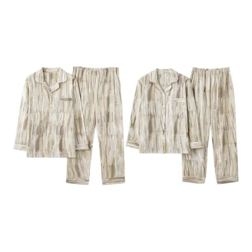 Сон Студенты Квартира Домашний Верхняя одежда Готовый Комплект пижам Унисекс