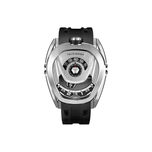 TSAR BOMBA Автоматический Механический Механизм Мужские Часы 52мм*44мм*13мм Черный