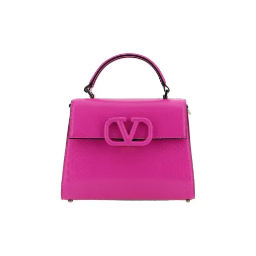 Valentino VSLING Телячья кожа Сумка Маленькая Женская Розовая