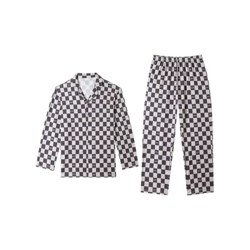 JOCKEY Pajama Комплект Мужской Бежевый Серый В клетку