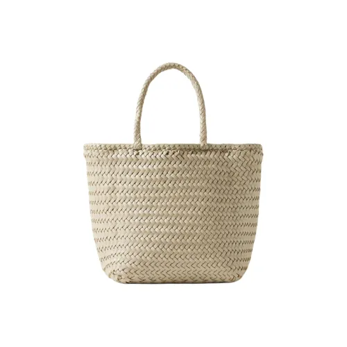 Dragon Diffusion Коровья кожа Тоут Сумка Сумка для покупок Сумка на плечо Сумка Маленькая Женская Сливочного цвета