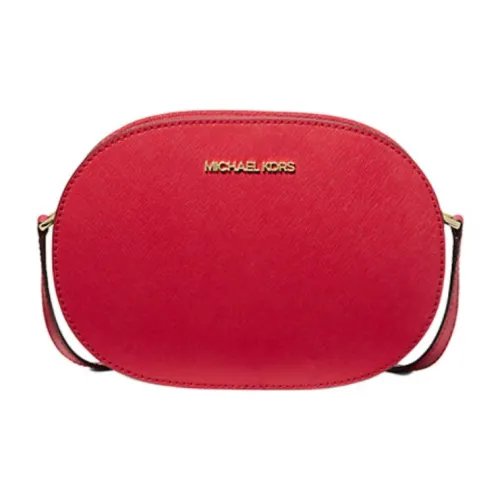 MICHAEL KORS Jet Set Travel Кожа Сумка через плечо Средняя Женская Ярко-красная
