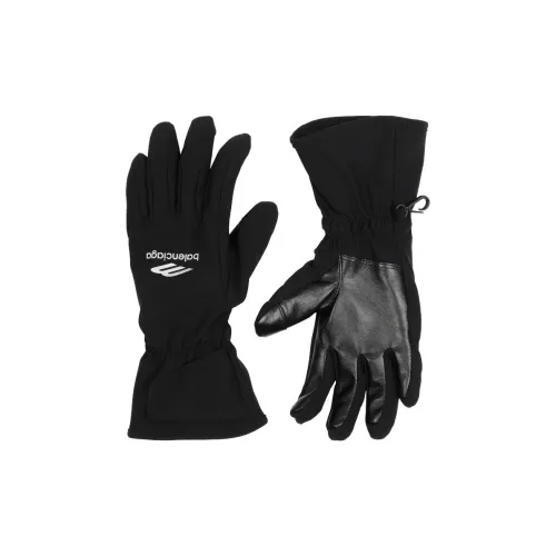 Balenciaga Полиэстер Спортивные Перчатки Женские Черные