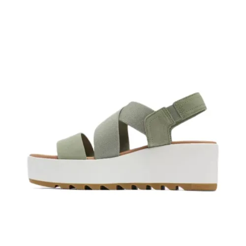 SOREL One Sandals Women's Light Green