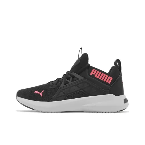 PUMA Softride Амортизирующие низкие беговые кроссовки с противоскользящим эффектом мужские черные и розовые