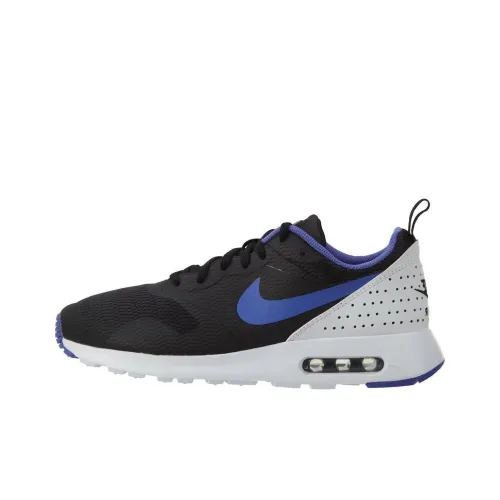 Nike Air Max Tavas Амортизация и Дышащий Низкий Топ Беговые кроссовки Унисекс Черный Белый