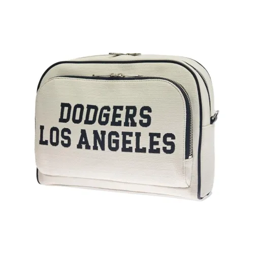MLB Los Angeles Dodgers Полиэстер Рюкзак Стандартный Унисекс Лен Кремовый