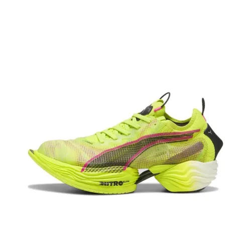 PUMA Fast R Nitro Elite 2 Беговые кроссовки Низкий Топ Зеленый Мужской