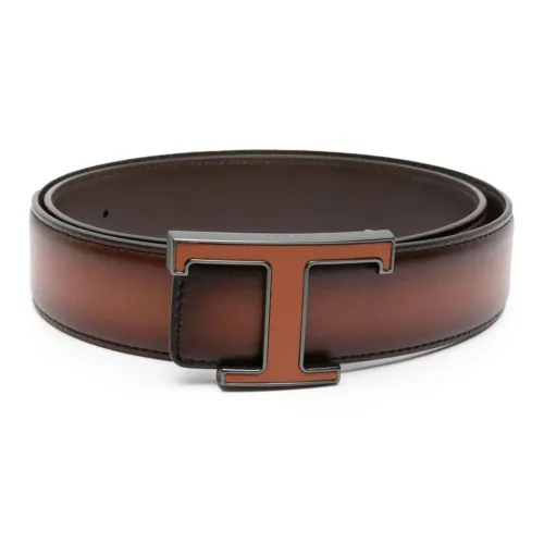TOD'S Телячья кожа Кожаные ремни Мужской