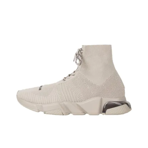 Balenciaga Speed Кружево Вверх MID Топ Повседневная обувь Мужской Песочный