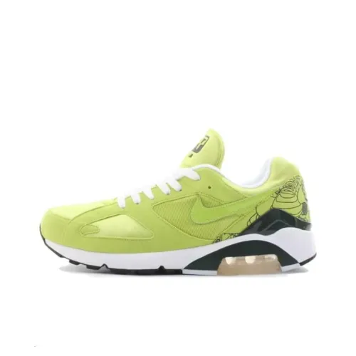 Nike Air Max 180 Амортизация Износостойкий Низкий Топ Беговые кроссовки Мужские Зеленые