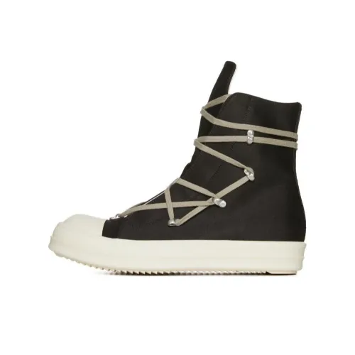 Rick Owens DRKSHDW Скейтборд Кроссовки Высокие Черные Мужские
