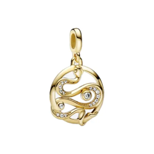 Pandora 14K Золото с покрытием Подвески Унисекс Золото