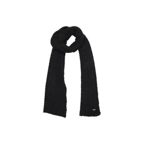SAINT LAURENT Вязаные шарфы Женские Черный