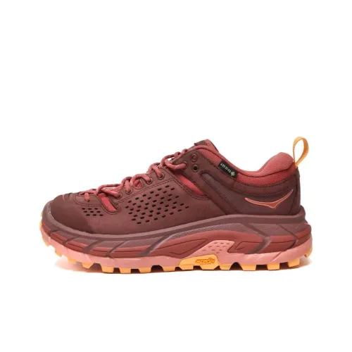 HOKA ONE ONE For Ultra Collection Водонепроницаемый Низкий Топ Уличная Обувь Унисекс Пряный Красный