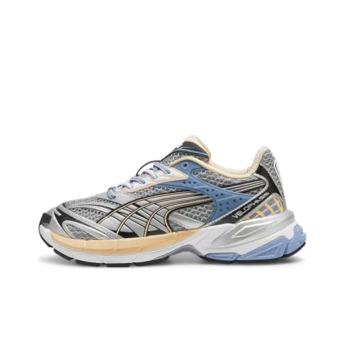 PUMA Velophasis Phased Low Топ Повседневная обувь Унисекс Серебристо-синий