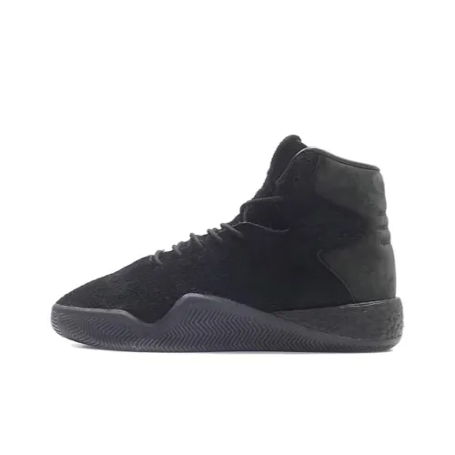 Adidas Originals Tubular Instinct Амортизация Устойчивость к истиранию Увеличение высоты Высокие повседневные кроссовки Унисекс Черные