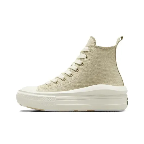 Конверс All Star Move High Топ Кеды Женские Бежевый