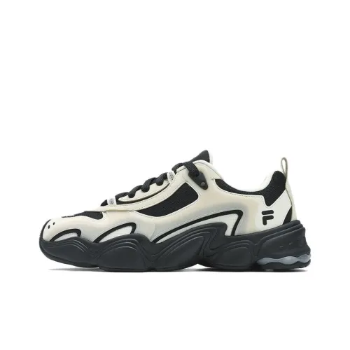 FILA FUSION TENACITY Износостойкий Поддерживающий Низкий Топ Casual Мужской Черный