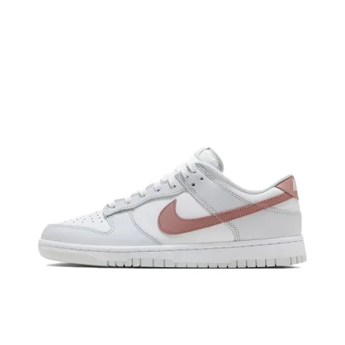 Nike Dunk Low Retro Low Top Скейтборд Кроссовки Unisex Белый Красный